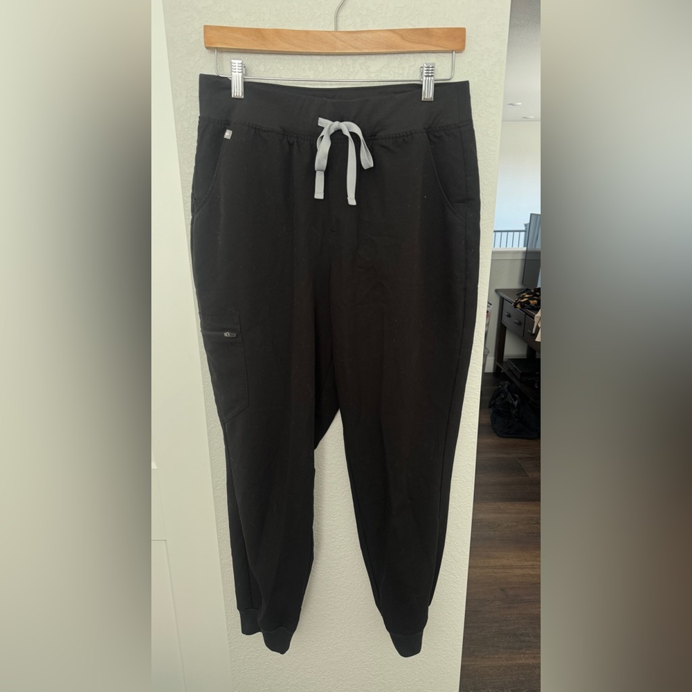 Figs Black Zamora high waisted Jogger Pants